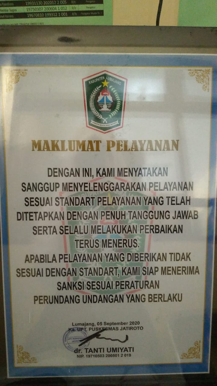 MAKLUMAT PELAYANAN