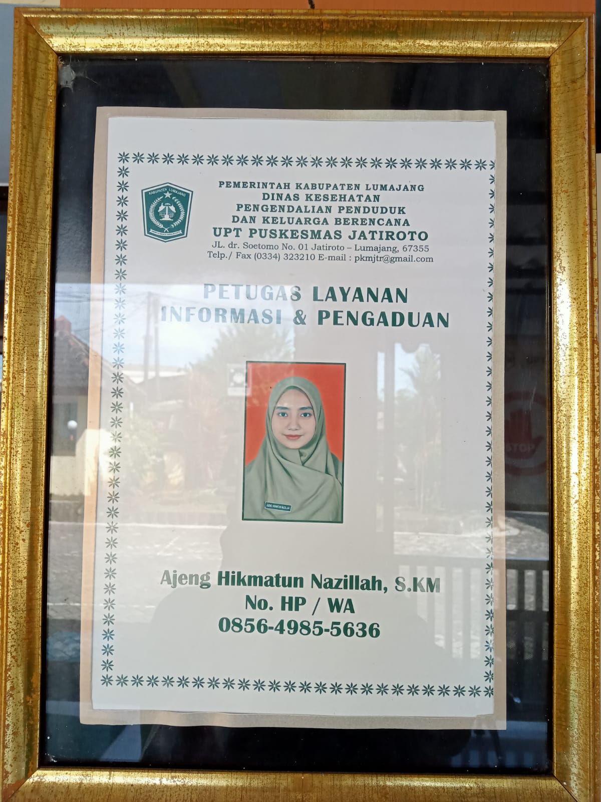 petugas penerima Pengaduan